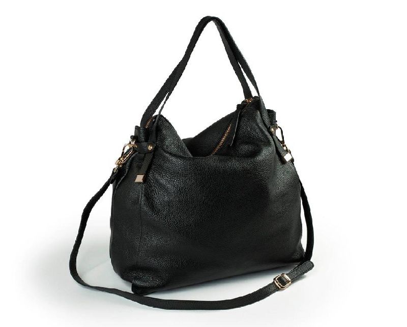 Black Italian handbag with premium texture
